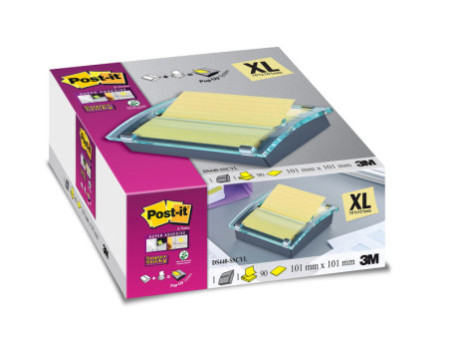 Post-it Distributeur Z-Notes, noir/transparent, 1 bloc
