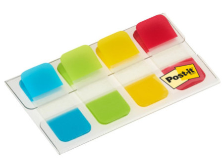 Post-it Marque-pages Index Strong en étui, 16 x 38 mm