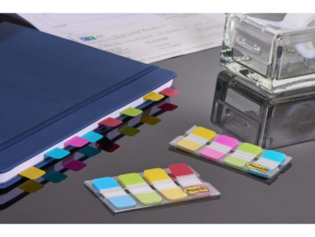 Post-it Marque-pages Index Strong en étui, 16 x 38 mm