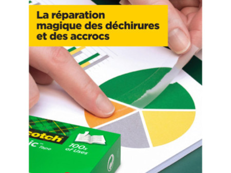 3M Scotch Ruban adhésif Magic 810, pack promo, invisible