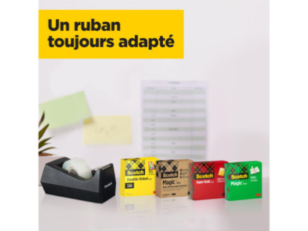 3M Scotch Ruban adhésif Magic 810, pack promo, invisible