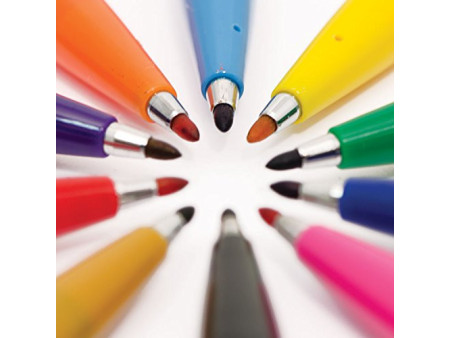 PentelArts Stylo feutre Sign Pen S520, gris argenté