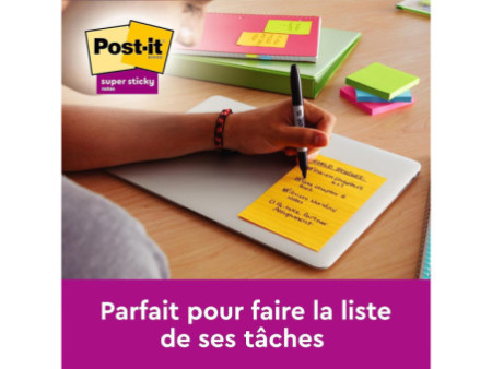 Post-it Bloc-note Meeting Notes Super Sticky, 152 x 203 mm