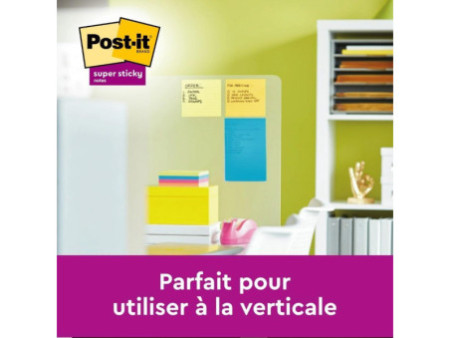 Post-it Bloc-note Meeting Notes Super Sticky, 152 x 203 mm