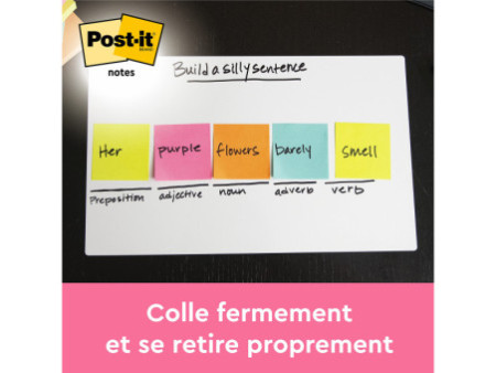 Post-it Bloc-note cube, 76 x 76 mm, assorti Light Rêve