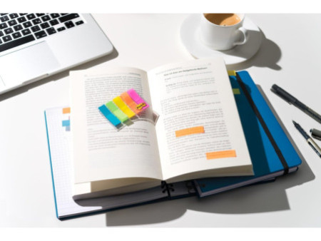 Post-it Marque-pages Index, 11,9 x 43,2 mm, 5 couleurs