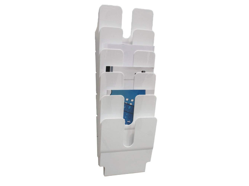 DURABLE Set de porte-brochures mural 'FLEXIPLUS 6', A4