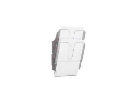 DURABLE Set de porte-brochures mural 'FLEXIPLUS 2', A4