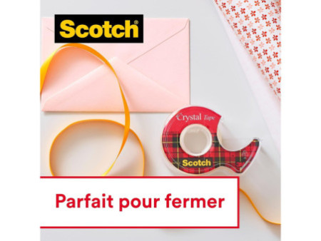 Scotch Ruban adhésif Crystal, transparent, pack économique
