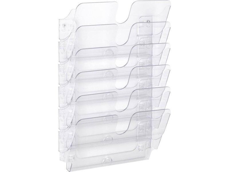 DURABLE Set de porte-brochures mural 'FLEXIPLUS 6', A4