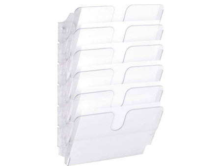 DURABLE Set de porte-brochures mural 'FLEXIPLUS 6', A4