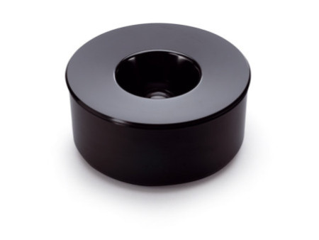 DURABLE Cendrier KULAN, rond avec couvercle, noir