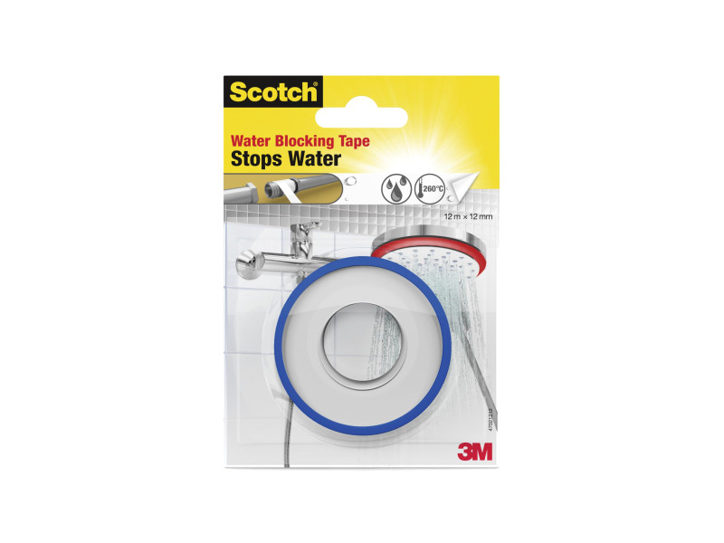 Scotch Ruban isolant 4702, 12 mm x 12 m, blanc