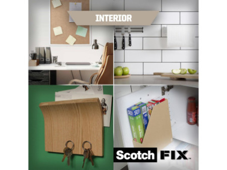 3M Scotch Ruban adhésif de montage double face, 19 mm x 5m