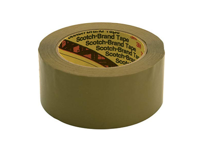 Scotch Ruban adhésif d'emballage 375 E, 50 mm x 66 m, marron