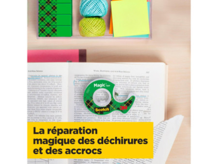 Scotch Ruban adhésif Magic, invisible, avec dévidoir