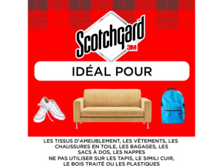 3M Scotchgard Imperméabilisant pour tissu, spray de 400 ml