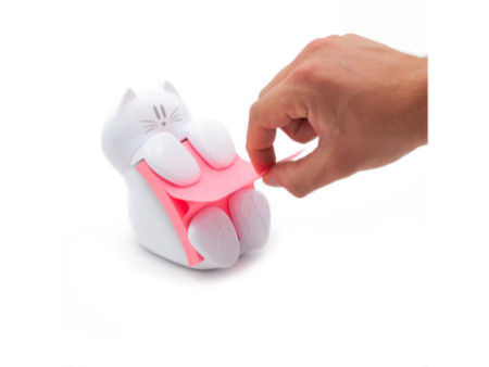 Post-it Distributeur Z-Notes 'Chat', équipé, blanc