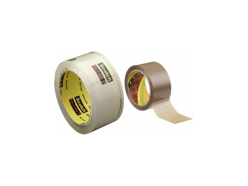 3M Scotch Ruban adhésif d'emballage 313, PP, 50 mm x 66 m