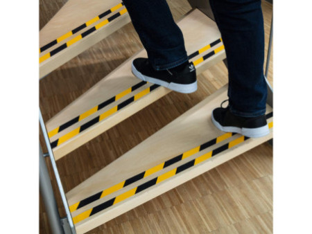 DURABLE Bande antidérapante DURALINE GRIP, 25 mm, jaune/noir
