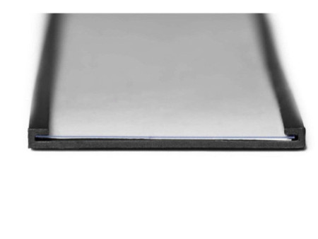 DURABLE Porte-étiquette magnétique Profil-C, 200 x 20 mm