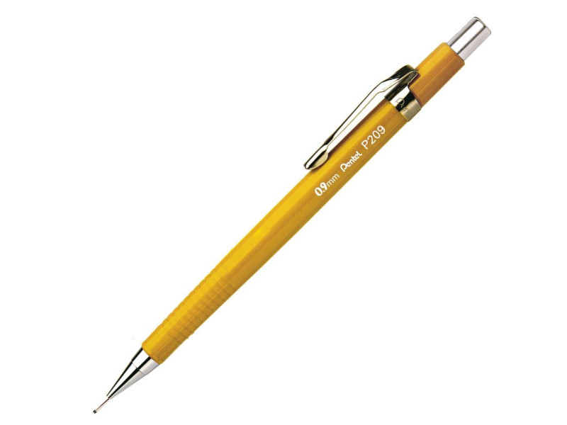 Pentel Porte-mines P209, diamètre de mines: 0,9 mm, jaune