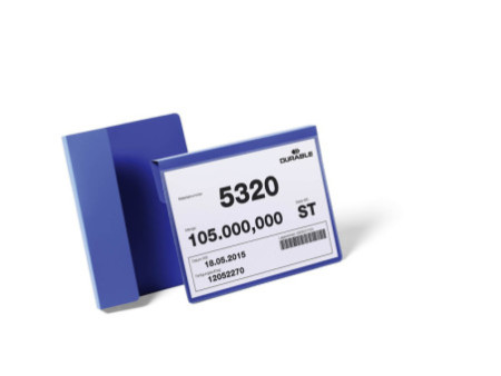 DURABLE Pochette d'identification, avec pli, A5 paysage