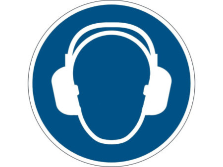 DURABLE Panneau de sécurité 'Porter un casque anti-bruit'