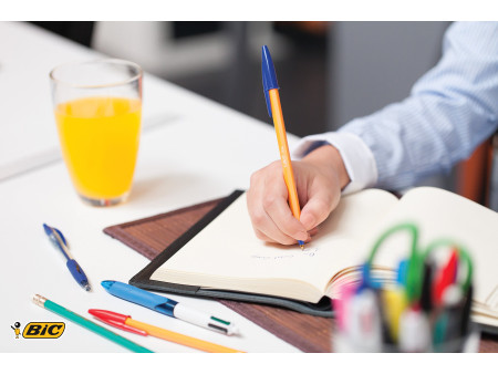 BIC Stylo à bille Orange, bleu