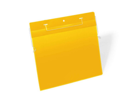 DURABLE Pochette avec fil de suspension, A4 paysage, jaune
