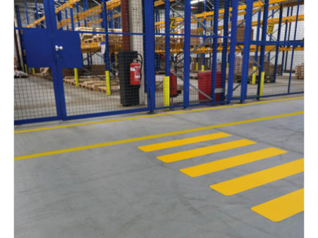 DURABLE Marquage 'passage piéton' 200/05, jaune de sécurité