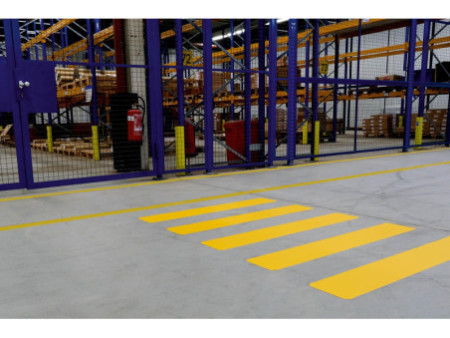 DURABLE Marquage 'passage piéton' 200/05, jaune de sécurité