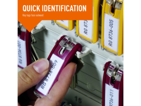 DURABLE Porte-clés KEY CLIP, assorti, grand emballage