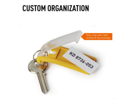 DURABLE Porte-clés KEY CLIP, assorti, grand emballage