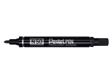 Pentel Marqueur permanent Pentel PEN N50, noir