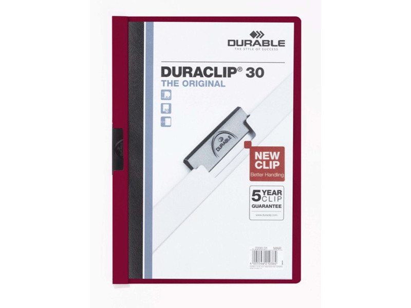 DURABLE Chemise à clip DURACLIP ORIGINAL 30, A4