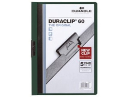 DURABLE DURACLIP ORIGINAL 60 Chemises à pince, A4, bleu
