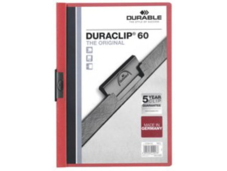 DURABLE DURACLIP ORIGINAL 60 Chemises à pince, A4, bleu