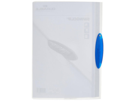 DURABLE Chemise à clip SWINGCLIP, format A4, clip bleu