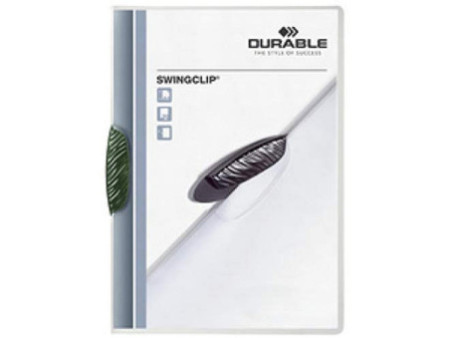 DURABLE Chemise à clip SWINGCLIP, format A4, clip bleu