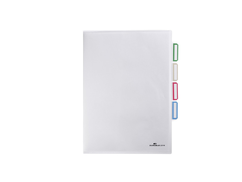 DURABLE Pochette d'organisation, A4, en PP, transparent