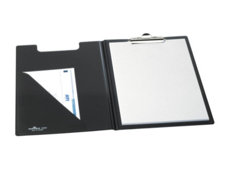 DURABLE Porte-bloc, en PVC souple, noir