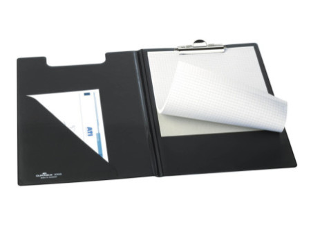 DURABLE Porte-bloc, en PVC souple, noir