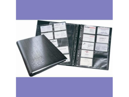 DURABLE Classeur à anneaux pour cartes de visite VISIFIX