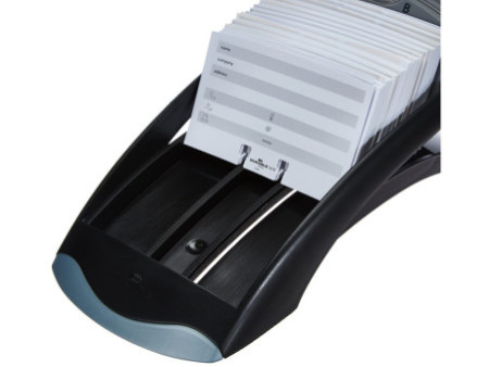 DURABLE Fichier pour adresses TELINDEX desk, noir / gris
