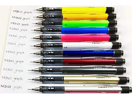 TOMBOW Porte-mines 'MONO graph', 0,7 mm, jaune fluo
