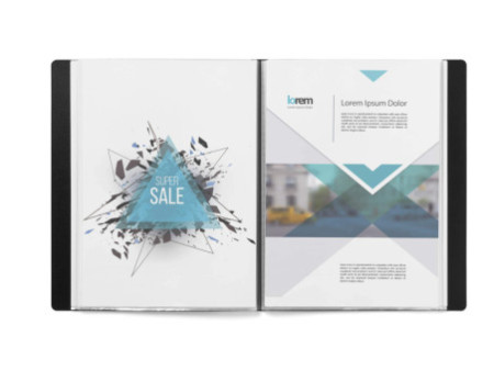 DURABLE Protège-documents DURALOOK, A4, avec 40 pochettes