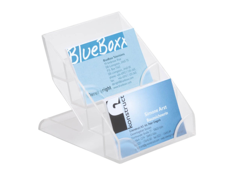 DURABLE Présentoir pour cartes de visite, plastique dur