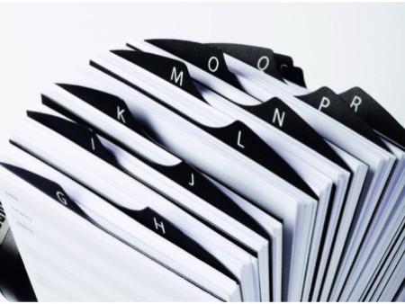DURABLE Fichier rotatif TELINDEX, noir