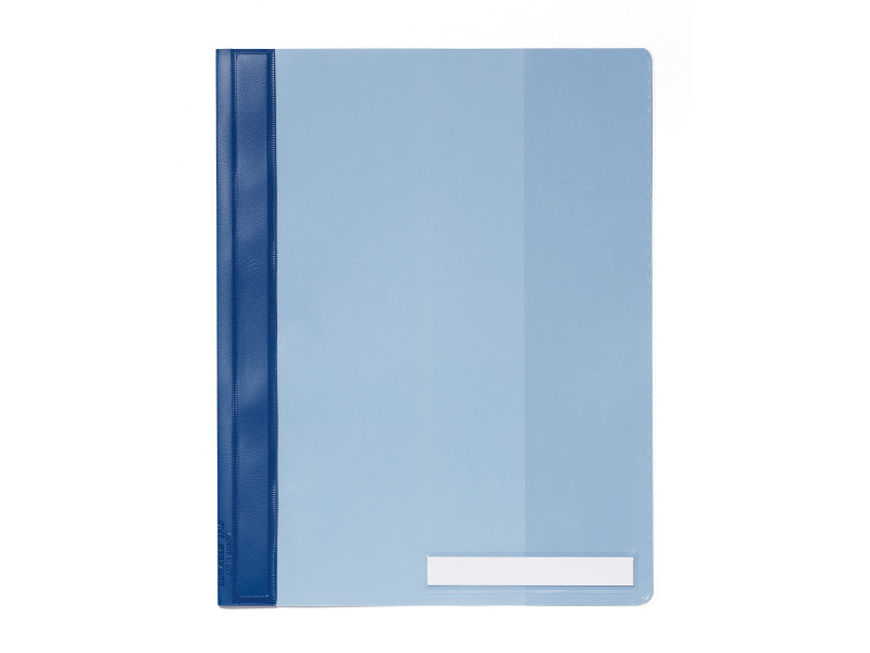 DURABLE Chemise à lamelle, A4, en PVC, bleu